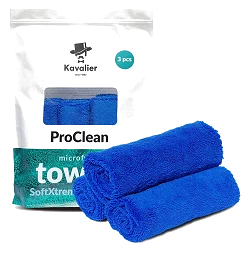 KAVALIER ProClean Microfiber Towel - SoftExtreme Ultra Soft Touch 3pack