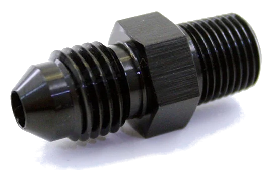 Aluminiowy nypel adapter 1/8NPT na 4AN prosty Nitrous Express NX-16109