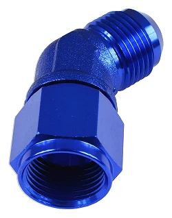 AN4 45' Nypel adapter żeńsko-męski JIC Niebieski