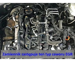 Zamiennik zaworu EGR VW VW Crafter Amarok z silnikami 2.0 3.0 TDI - F_EGR_23/ZU