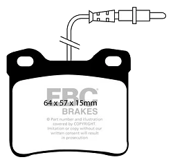 DP1090 Klocki hamulcowe ULTIMAX2 EBC Brakes Mercedes-Benz Mercedes-Benz COMMERCIAL Vito VClass V200 VClass V220 TD VClass V230 VClass V230 TD VClass V280