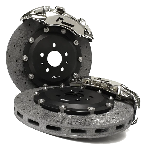 RacingLine Stage 3+ Carbon Brake Kit 380mm 6 Pot MQB MQB evo Yellow