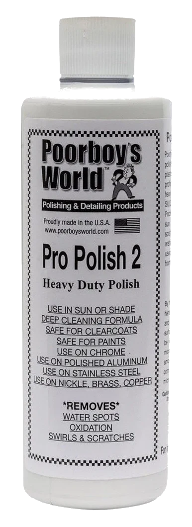 POORBOY'S WORLD Pro Polish 2 wzmocniony lekkościerny cleaner do lakieru 473 ml