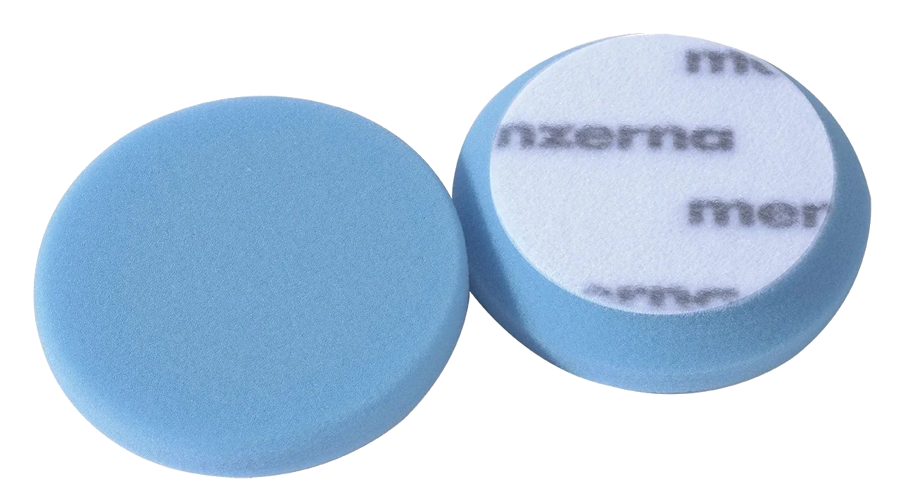 Menzerna Premium Wax Foam Pad 95mm niebieska 2szt. gąbka pad polerski