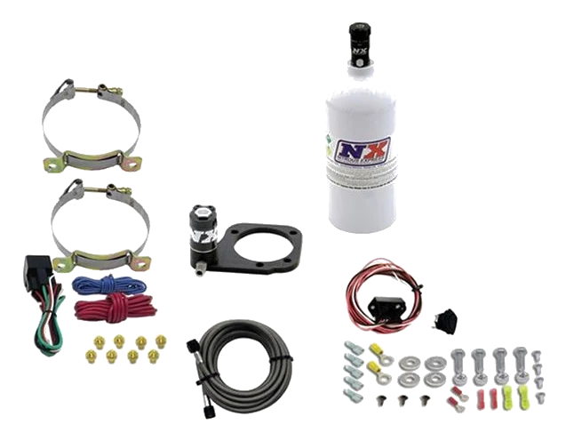 Dry Nitrous Plate System for Harley 2001+ Soft-Tail with 1.0Lb Bottle Nitrous Express NX 62110-1.0P - USA-NX-62110-1.0P