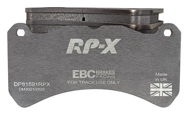 DP81591RPX Sportowe klocki hamulcowe RP-X Racing EBC Brakes Alfa Romeo Giulia 952 Lexus Maserati Ghibli M157 GranCabrio GranTurismo Quattroporte M139 Quattroporte M156 Mercedes-Benz CLK C209