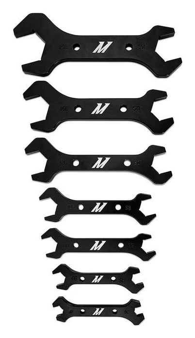 Zestaw kluczy aluminiowych Mishimoto anodowanych AN3 AN4 AN6 AN8 AN10 AN12 AN16 AN20