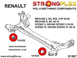 151935B: Tuleja belki tylnej Renault Grand Scenic 2