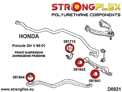 081713B: Tuleja stabilizatora przedniego Honda Accord - 081713B_25,4mm