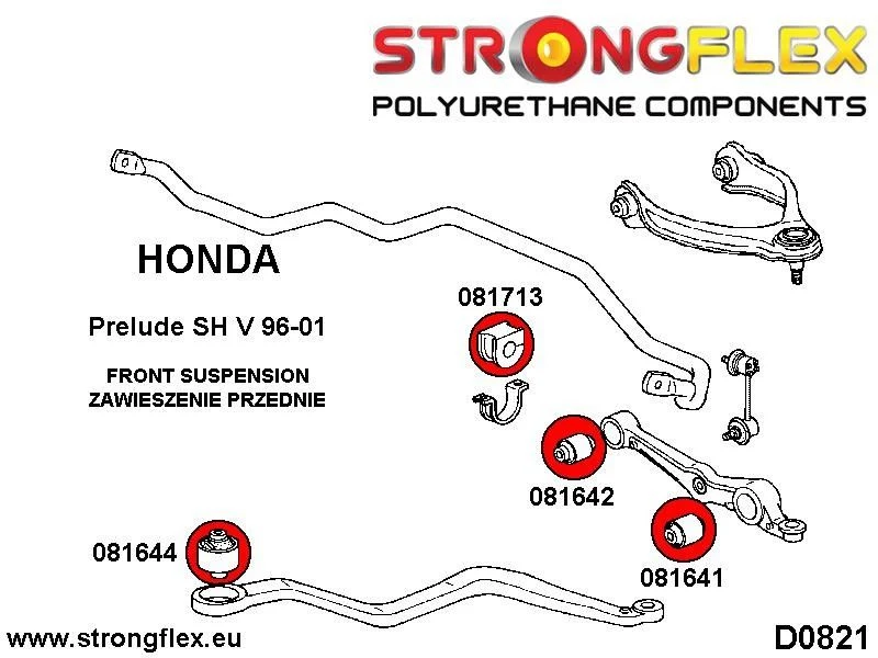 081713B: Tuleja stabilizatora przedniego Honda Accord - 081713B_25,4mm