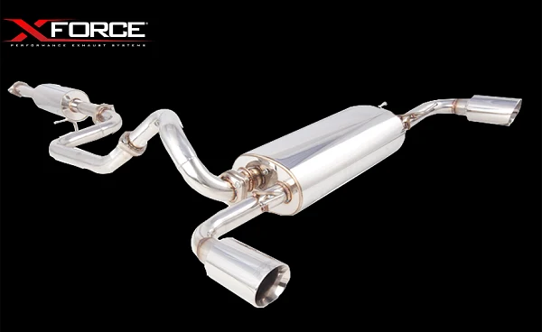 Układ wydechowy XForce Mazda 3 2010-2013 SP25 Hatch stal nierdzewna