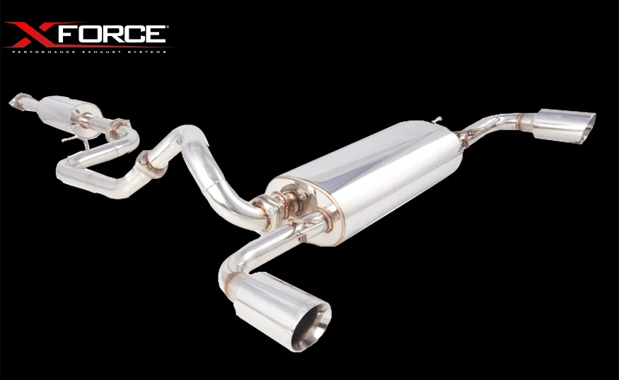 Układ wydechowy XForce Mazda 3 2010-2013 SP25 Hatch stal nierdzewna