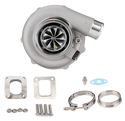 Turbosprężarka Pulsar PSR 6255G 900KM Stal Nierdzewna .82 T4 Wlot 3" V-Band Wylot Łożyska kulkowe