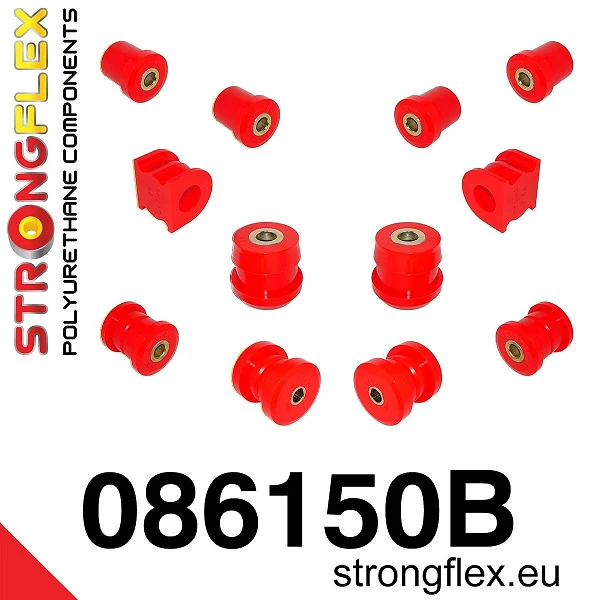 086150B: Zestaw poliuretanowy przedniego zawieszenia AP1 AP2 Honda S2000 AP1
