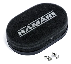 Ramair Carburettor Foam Air Filter with Baseplate to fit Weber 32 34 DMTL DMTR DATR 25mm Internal Height