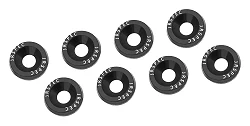 Ozdobne śrubki i podkładki JRspec Fender Washer czarne
