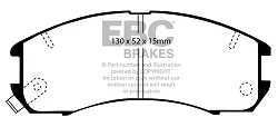 DP705 Klocki hamulcowe ULTIMAX2 EBC Brakes Ford Probe Mazda 626 626 Estate Capella Ford Australia and New Zealand Telstar AV AT GD GL TX5