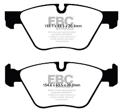 DP62077 Klocki hamulcowe GREENSTUFF EBC Brakes BMW X1 E84