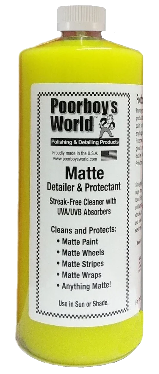 POORBOY'S WORLD Matte Cleaner and Protectant czyści i zabezpiecza matowe powierzchnie 946 ml