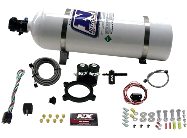 Nitrous Plate System with 15Lb Bottle for Ford Coyote Truck 5.0 2021+ Nitrous Express NX 20959-15
