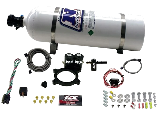 Nitrous Plate System with 15Lb Bottle for Ford Coyote Truck 5.0 2021+ Nitrous Express NX 20959-15