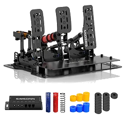 Pedalbox Pedały SIMSONN Plus X Racing Simracing Symulator - Czarny - PLUS X