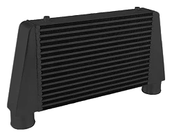Intercooler 450x280x76mm FMIC.EU Górny Wlot / Wylot Czarny