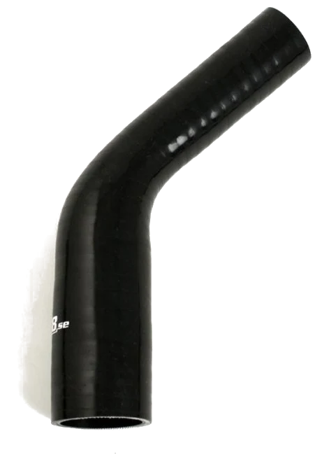 Wąż silikonowy czarny 45 stopni 1,375 - 1,75" (35-45mm)
