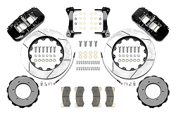 Wilwood 140-15525 AERO6 Big Brake Truck Przedni zestaw hamulcowy czarny Nissan Patrol Y61 1997-2018