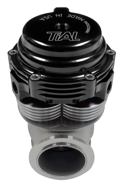 Zawór Wastegate Tial MVS-A 38mm Czarny,  Wszystkie sprężynki