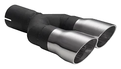 Uniwersalna końcówka tłumika okrągła 60mm długość 170mm średnica montażowa 50mm - N2-53/50