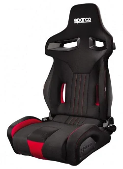 Fotel sportowy Sparco R333 Czarno czerwony - 009011.NR