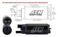 Pompa paliwa 340 LPH AEM 50-1000