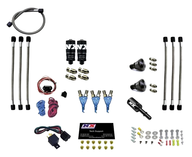 Three Cylinder EFI Piranha System Nitrous Express NX 60033EFI-00P