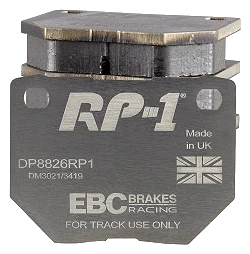 DP8826RP1 Sportowe klocki hamulcowe RP-1 Racing EBC Brakes Nissan Skyline R32 Skyline R33 300ZX GZ32 300ZX Z32 Subaru Impreza Impreza Prodrive P1 Impreza 22B Impreza GB270 Nissan Skyline R32