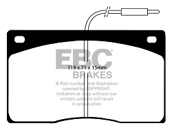 DP581 Klocki hamulcowe ULTIMAX2 EBC Brakes Renault COMMERCIAL Master