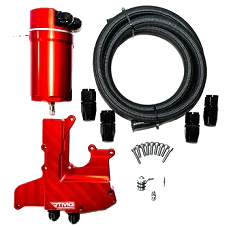 Oil Catch Can Kit Large RTMG Performance for 1.8 / 2.0 TSI - Purple 17mm