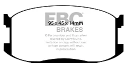 DP387 Klocki hamulcowe ULTIMAX2 EBC Brakes Isuzu Gemini Mazda 323