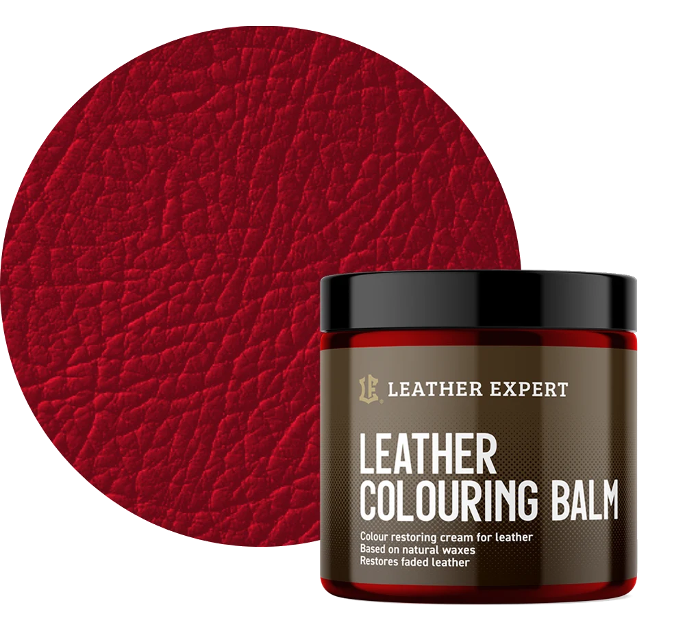 Leather Expert balsam koloryzujący do chłonnej skóry naturalnej - Red czerwony 250ml