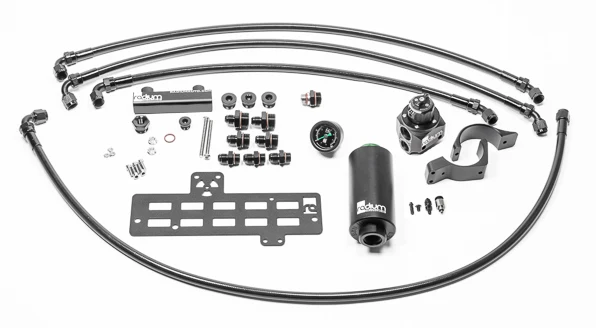 Port Injection Kit Plumbing for Lamborghini Gallardo LP Microglass Filter Radium Engineering