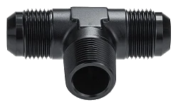 Adapter Trójnik Męski/Męski/Męski AN12 - 3/4 NPT - AN12 Czarny