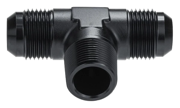 Adapter Trójnik Męski/Męski/Męski AN12 - 3/4 NPT - AN12 Czarny