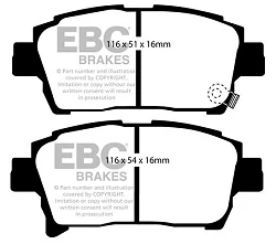 DP1459 Klocki hamulcowe ULTIMAX2 EBC Brakes Toyota bB Corolla Verso Prius NHW20