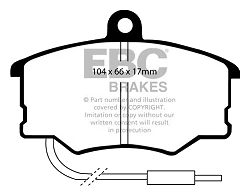 DP616 Klocki hamulcowe ULTIMAX2 EBC Brakes Fiat Croma Lancia Thema
