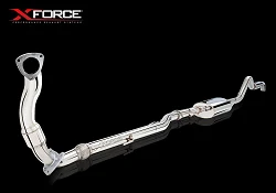 Układ wydechowy XForce Nissan Navara 2011-2015 D40 STX AUTO stal nierdzewna
