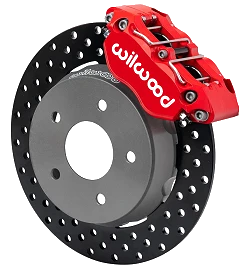 Wilwood 140-17568-DR NDPR Przedni zestaw hamulcowy UTV Wiercony Czerwony Polaris RZR
