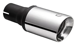 Uniwersalna końcówka tłumika okrągła 70mm długość 120mm średnica montażowa 45mm - N1-71/45