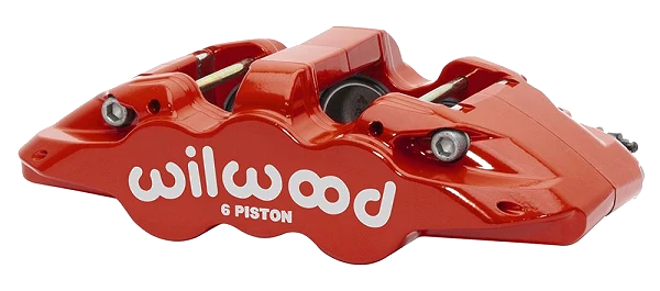 Zacisk hamulcowy 6 tłoczkowy Wilwood 120-14445 Aero6-DS lewy czerwony