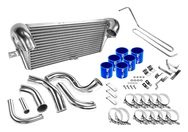 Kompletny zestaw intercoolera Mazda RX-7 FD3S 13B FMRC Twin Turbo 93-97 Niebieski