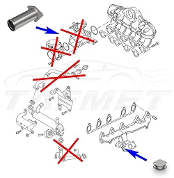 Zamiennik zaworu EGR VW Touareg Crafter z silnikami R5 2.5 TDI - EGR_14/ZU